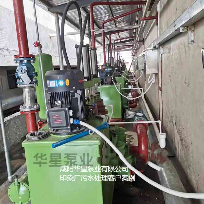 印染污水處理使用不銹鋼節(jié)能柱塞泥漿泵案例